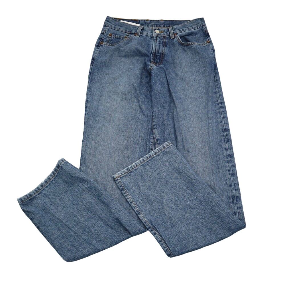 Lucky Brand Pants Womens 28 Blue Denim Flat Front Straight Pockets Jeans